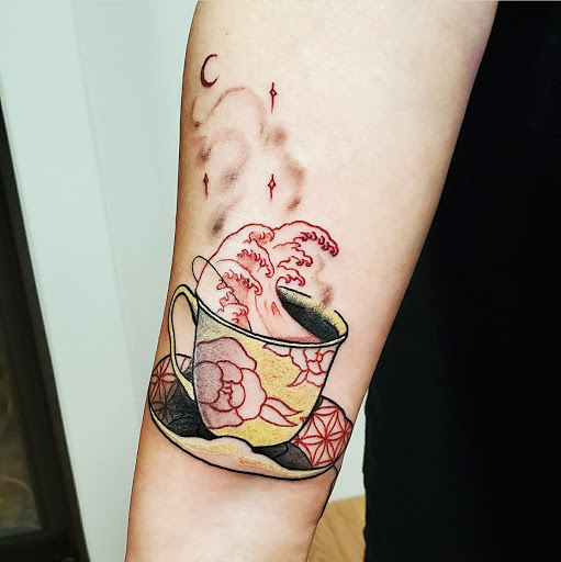 Explore black clover tattoo ideas, creative tattoo ideas in Carbondale, available at Bonedale Tattoo