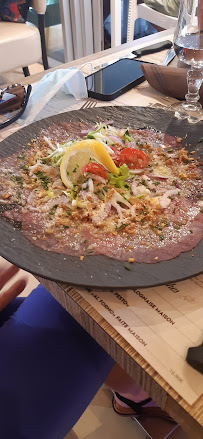 Carpaccio du Restaurant La Plage du Va Bene à Balaruc-les-Bains - n°4