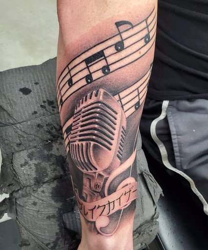 Explore electrical tattoo ideas, creative tattoo ideas in Lancaster, available at Obscure Tattoo Studio