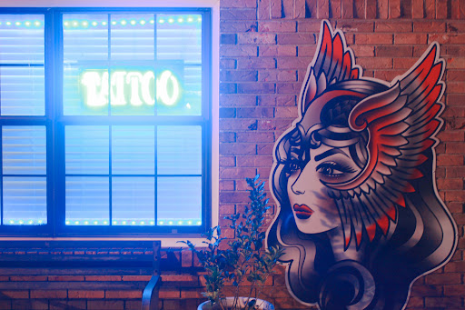 Explore metroid tattoo ideas, creative tattoo ideas in Warner Robins, available at Atomic Valkyrie