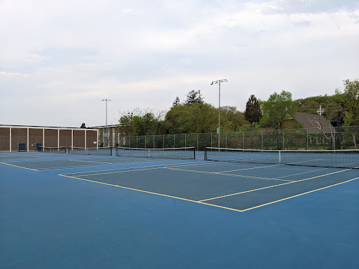 Mineola school 4 outdoor tennis courts