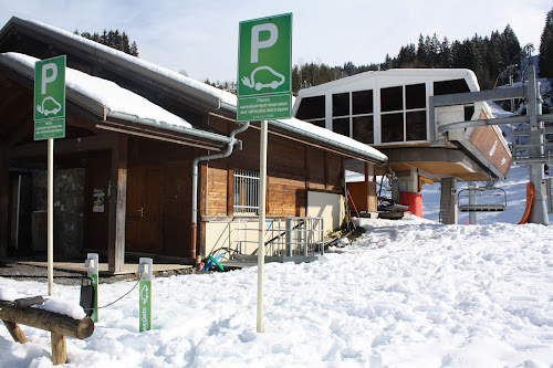 Borne de recharge de véhicules électriques à Les Gets