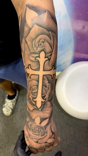 Explore tattoo half sleeve ideas tribal, creative tattoo ideas in Williamsport, available at Tats Tattoo Zoo