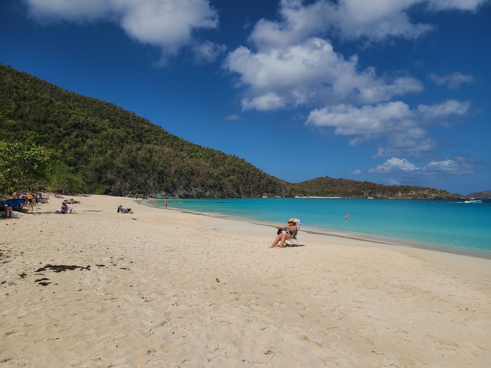 Photo of Trunk Bay beach with spacious bay