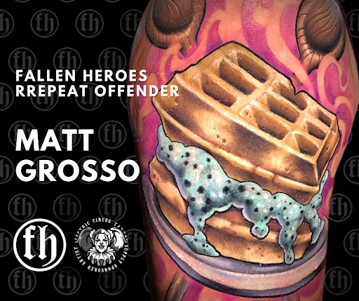 Explore dog tags tattoo ideas, creative tattoo ideas in Kissimmee, available at Fallen Heroes Tattoo & Piercing (Florida)