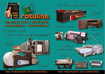 Información y opiniones sobre Rotuline – Servicio integral de Publicidad, Rotulación e Impresión multisoporte de Alájar