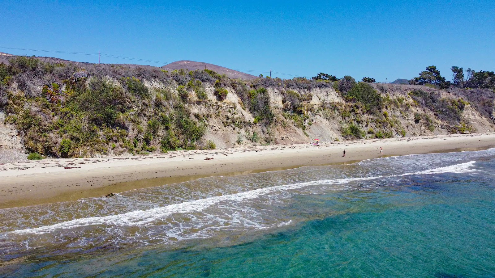 Foto von El Capitan Beach mit beiger sand Oberfläche