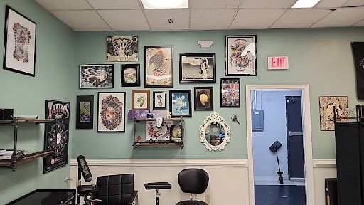 Explore butterfly and rose tattoo ideas, creative tattoo ideas in Hagerstown, available at Tomahawk Tattoo MD