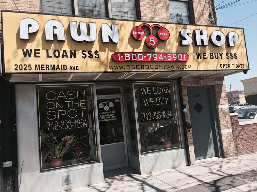 5 Borough Pawn, 2025 Mermaid Ave, Brooklyn, NY 11224, USA, 