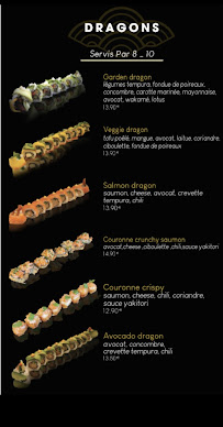Restaurant japonais SUSHI COURONNE Aix en Provence à Aix-en-Provence - menu / carte