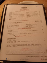 Café El Sur à Paris menu
