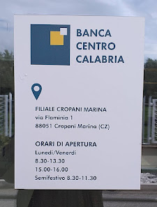 BCC Centro Calabria Via Flaminia, 1, 88050 Cropani Marina CZ, Italia