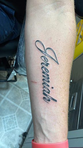 Explore mens tattoo quote ideas, creative tattoo ideas in Hernando, available at Expressions Tattoo & Body Piercing
