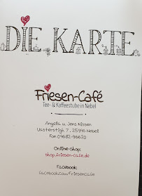 Friesen-Café . Tee- und Kaffeestube in Nebel à Nebel menu