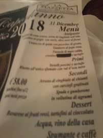 La Piazzetta Ristorante Pizzeria Griglieria à Riparbella carte