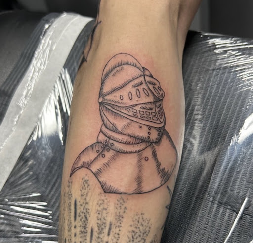 Explore golf tattoo ideas for men, creative tattoo ideas in Peoria, available at Modern Ink Tattoo