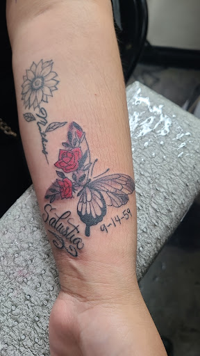 Explore mens name tattoo ideas, creative tattoo ideas in Garden Grove, available at Dr. Tattoo Studio