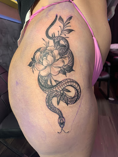 Explore full moon tattoo ideas, creative tattoo ideas in Orange Park, available at Big City Tattoo and Piercing