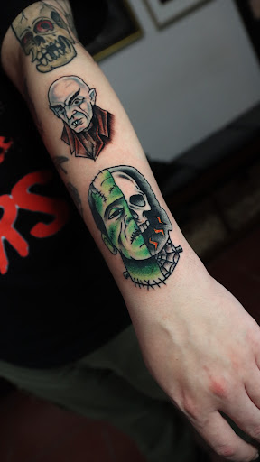 Explore female memorial tattoo ideas, creative tattoo ideas in Long Beach, available at Broadway Tattoo and Piercing