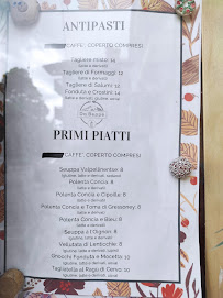 Carte du Ristorante Trattoria Da Beppe à Morgex