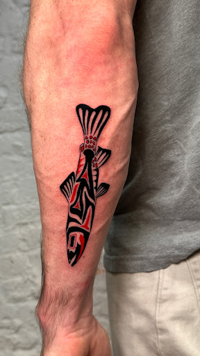 Explore father and daughter c.r.p.s tattoo ideas, creative tattoo ideas in New York, available at In Due Time Tattoo