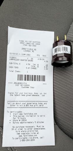 Hardware Store «Great Lakes Ace Hardware», reviews and photos, 29567 Five Mile Road, Livonia, MI 48154, USA