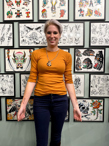 Explore breast cancer ribbon tattoo ideas, creative tattoo ideas in Saint Paul, available at Grand Avenue Tattoo