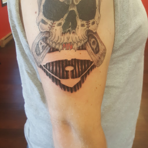Explore come and take it tattoo ideas, creative tattoo ideas in Forest Lake, available at Dicks Tattoo