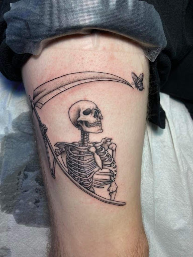 Explore roman numeral birthday tattoo ideas, creative tattoo ideas in Fort Pierce, available at Goodfellas Tattoo & Body Piercing