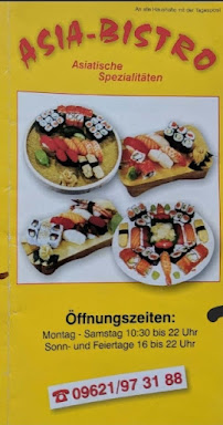 Asia Bistro à Amberg menu