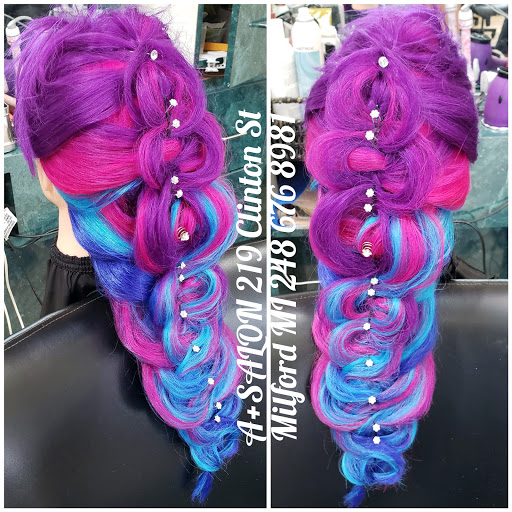 Nail Salon «A+Salon, Nails, Hair & Aesthetics», reviews and photos, 219 Clinton St, Milford, MI 48381, USA