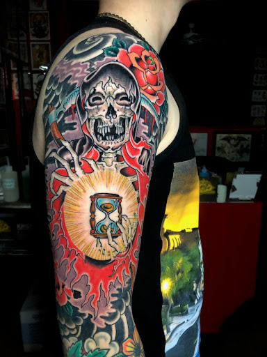 Explore fight club tattoo ideas, creative tattoo ideas in Georgetown, available at Iron Rite Tattoo South