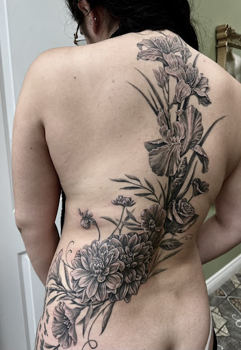 Explore april tattoo ideas, creative tattoo ideas in Sunnyvale, available at Da Wei Tattoo Inc