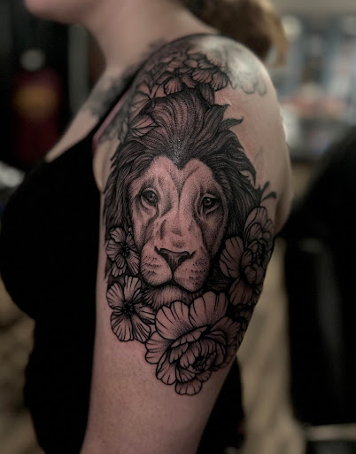 Explore king of hearts tattoo ideas, creative tattoo ideas in Albany, available at Purgatory Tattoo Co.