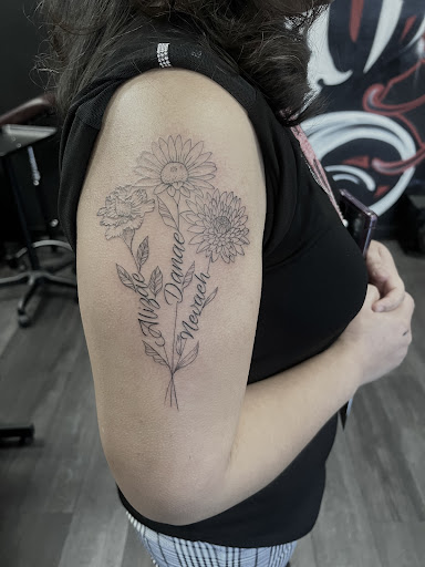 Explore trio tattoo ideas, creative tattoo ideas in Silver City, available at Independent Ink Tattoo