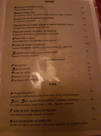 Restaurant de spécialités asiatiques John Weng - Trousseau à Paris (la carte)