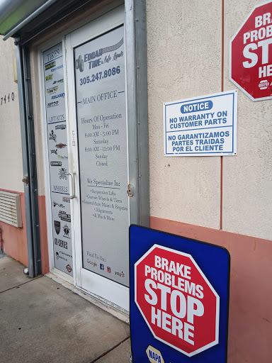Auto Repair Shop «Edcar Tire & Auto Repair», reviews and photos, 27440 S Dixie Hwy, Homestead, FL 33032, USA
