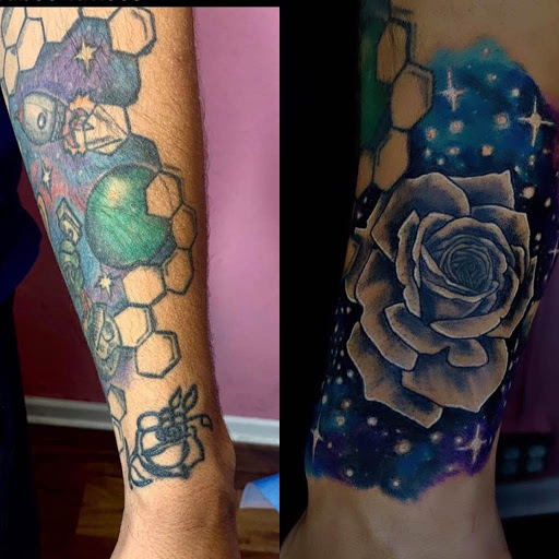 Explore psych tattoo ideas, creative tattoo ideas in Keyport, available at Taboo Tattoos