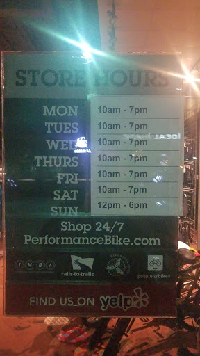 Bicycle Store «Performance Bicycle», reviews and photos, 1424 Westover Terrace, Greensboro, NC 27408, USA