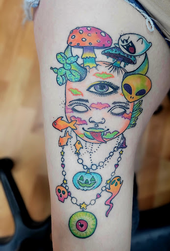 Explore son and daughter tattoo ideas for dad, creative tattoo ideas in Benton, available at Spectrum Tattoo