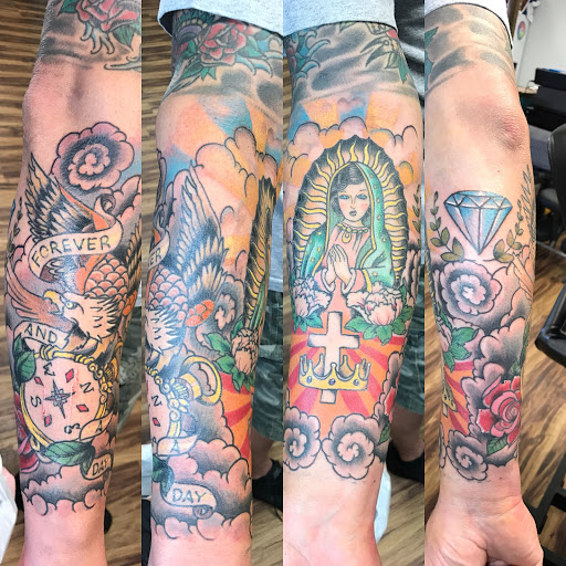 Explore child birth date tattoo ideas for guys, creative tattoo ideas in Ocala, available at The Tattoo Gallery of Ocala LLC