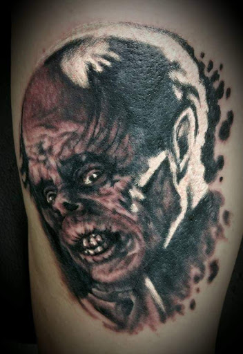 Explore scary movie tattoo ideas, creative tattoo ideas in League City, available at Zen Body Art & Adornment Tattoo Shop