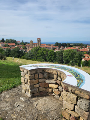 Table d'orientation, commune de Marols à Marols