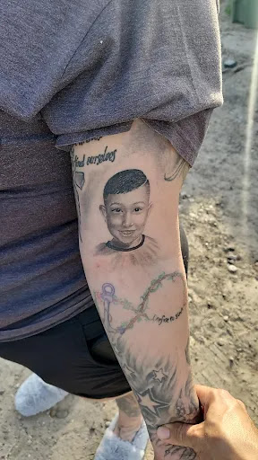 Explore mother daughter flower tattoo ideas, creative tattoo ideas in Rio Grande City, available at RG INK