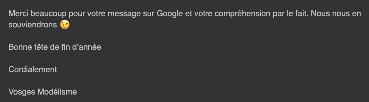 Photo n° 1 de l'avis de Etienne.I fait le 21/12/2023 à 17:09