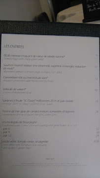 Restaurant Paul à Paris menu