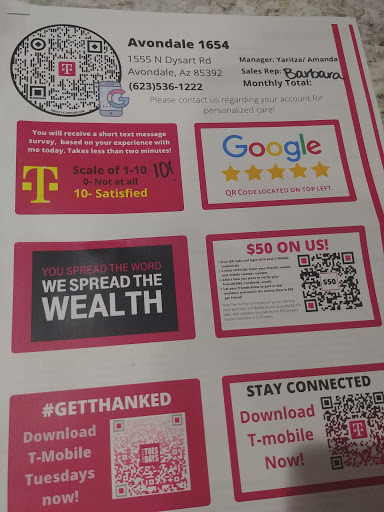Cell Phone Store «T-Mobile», reviews and photos, 1555 N Dysart Rd, Avondale, AZ 85323, USA