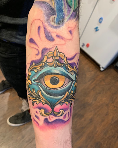 Explore optical illusion tattoo ideas, creative tattoo ideas in Buford, available at Wild Tribe Tattoos and Piercings