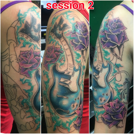 Explore demon slayer tattoo ideas small, creative tattoo ideas in Beverly Hills, available at R-N-R Custom Tattoos