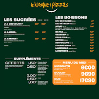 Menu / carte de Kiosque à Pizzas Monswiller à Monswiller